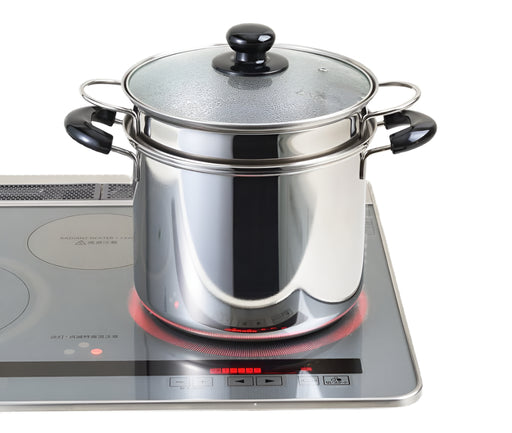 Yoshikawa Cook Look II 3-Ply Stainless Steel Pasta Pot - Premium Quality Cookware