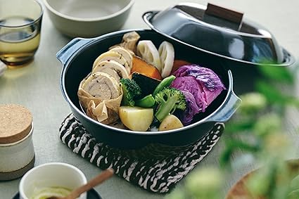 KINTO KAKOMI Enamel Pot 1L Charcoal No.25283 Durable and Stylish Cooking
