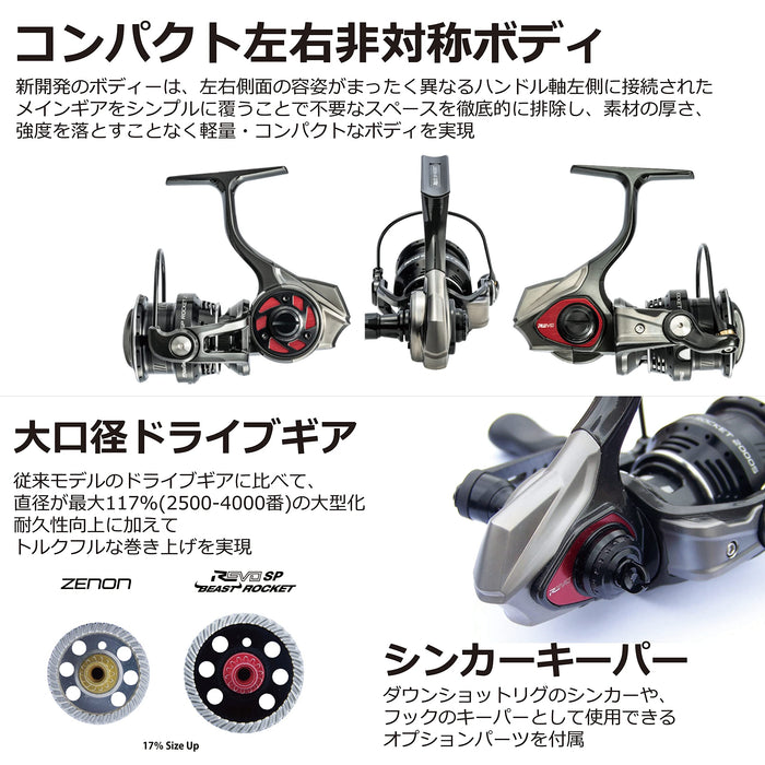 Abu Garcia Revo Sp Rocket 2500S Super High Gear Spinning Reel-Kiichin - The #1 Place for Japanese Goods in Your Hand!