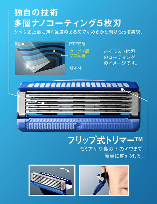 Schick Hydro 5 Razor Replacement Blades Pack of 10 - Amazon Exclusive-Kiichin - The #1 Place for Japanese Goods in Your Hand!