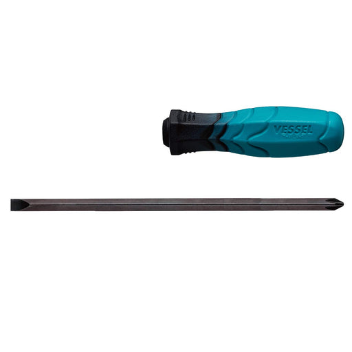 Vessel Dual Tone Square Shaft Driver - Double Head +2/-7 X 200mm 400W-276 Amazon Edition-Kiichin - The #1 Place for Japanese Goods in Your Hand!