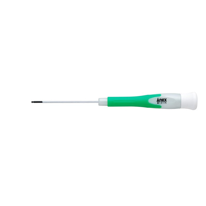 Anex Precision Driver Tool Super Fit 1.5mm X 75 Ball Point No.3530-Kiichin - The #1 Place for Japanese Goods in Your Hand!