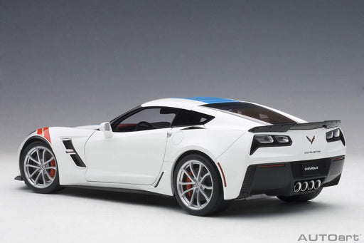 Autoart 1/18 Corvette C7 Gransport White/Blue Red Hashmark-Kiichin - The #1 Place for Japanese Goods in Your Hand!