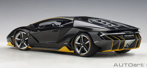 Autoart 1/18 Lamborghini Centenario Carbon Black/Yellow-Kiichin - The #1 Place for Japanese Goods in Your Hand!