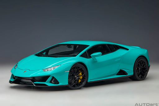 Autoart 1/18 Lamborghini Huracan Evo Turquoise Blue-Kiichin - The #1 Place for Japanese Goods in Your Hand!