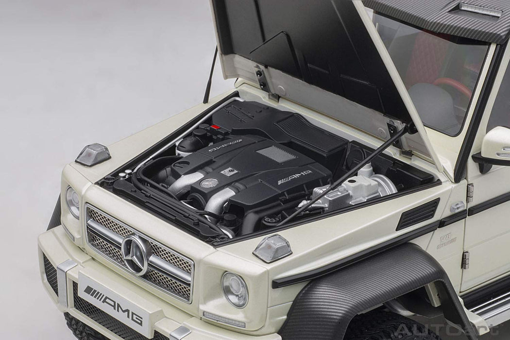 Autoart 1/18 Mercedes-Benz G63 AMG 6X6 Pearl White 76307-Kiichin - The #1 Place for Japanese Goods in Your Hand!
