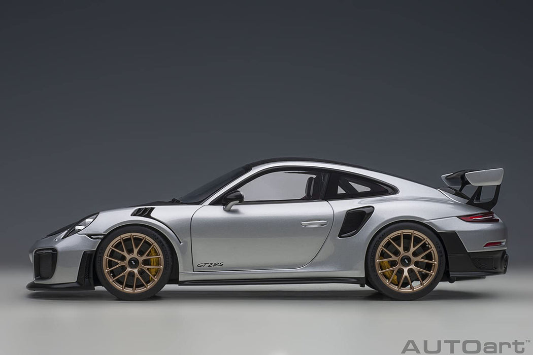 Autoart 1/18 Porsche 911 Gt2 Rs Weissach Pkg 78174 Silver/Carbon-Kiichin - The #1 Place for Japanese Goods in Your Hand!