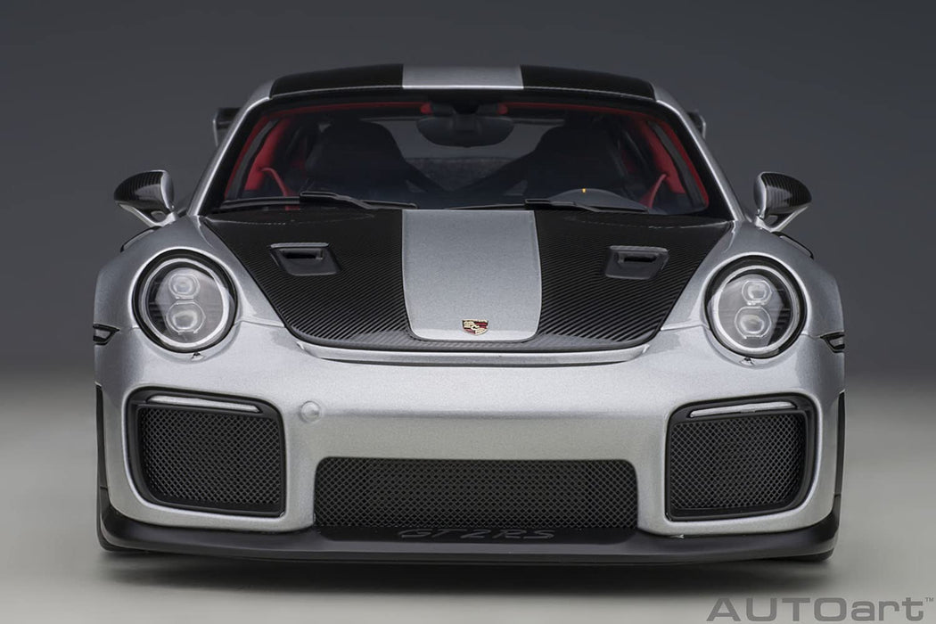 Autoart 1/18 Porsche 911 Gt2 Rs Weissach Pkg 78174 Silver/Carbon-Kiichin - The #1 Place for Japanese Goods in Your Hand!
