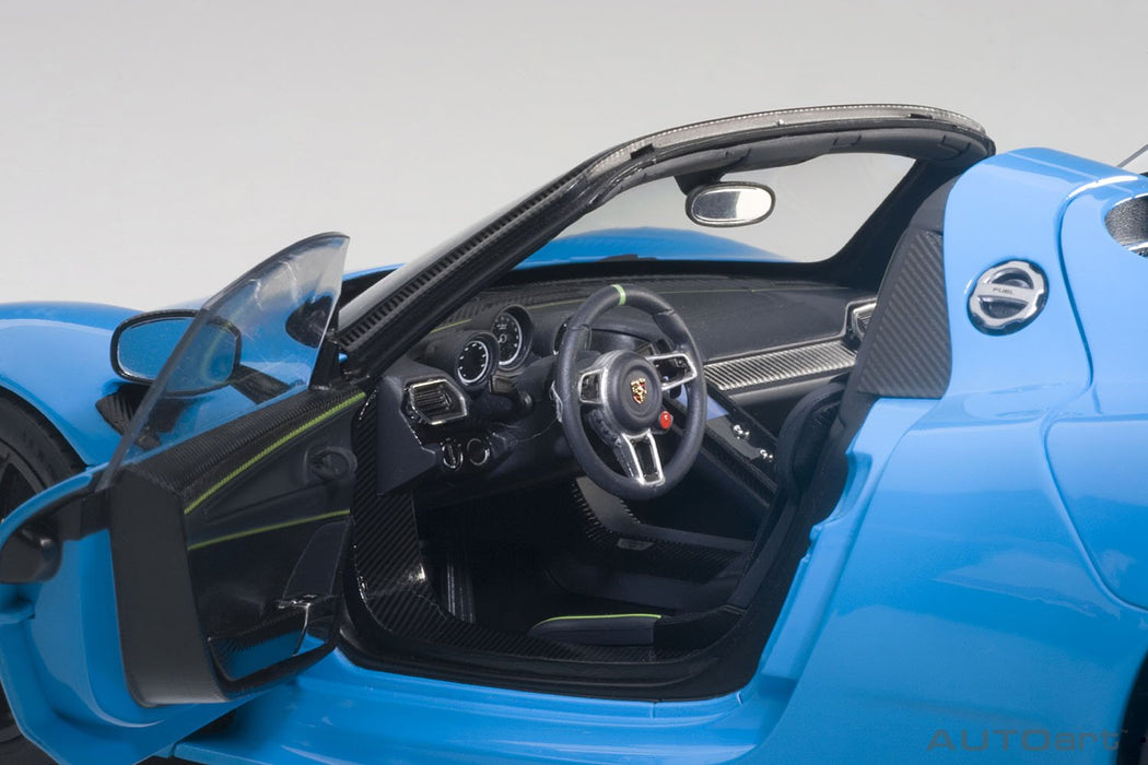 Autoart 1/18 Porsche 918 Spyder Beissach Light Blue-Kiichin - The #1 Place for Japanese Goods in Your Hand!