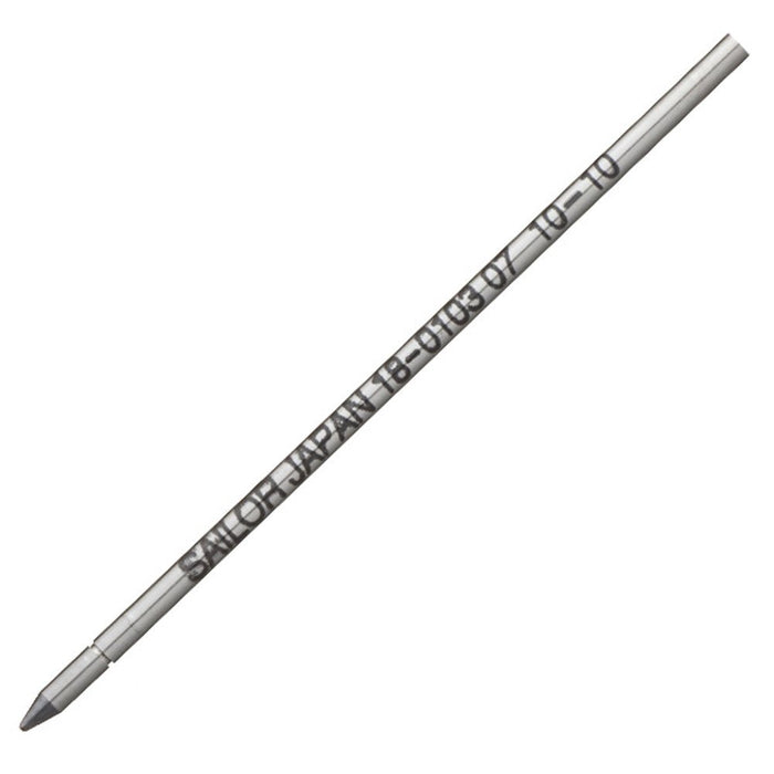 Sailor Fountain Pen Ballpoint Refill 0.5mm Black Ink 10 Pieces - 18-0103-120 Model-Kiichin - The #1 Place for Japanese Goods in Your Hand!