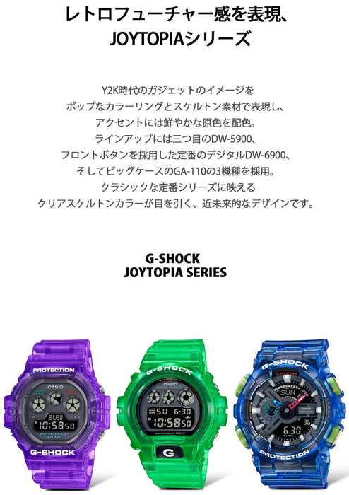 Casio G-Shock Joytopia Series Men's Watch DW-6900JT-3JF in Green Genuine Domestic Product-Kiichin - The #1 Place for Japanese Goods in Your Hand!
