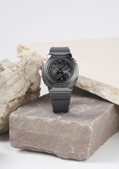Casio G-Shock Mid-Size Women's Watch GM-S2100B-8Ajf Genuine Domestic Product Grey Metal Cover-Kiichin - The #1 Place for Japanese Goods in Your Hand!