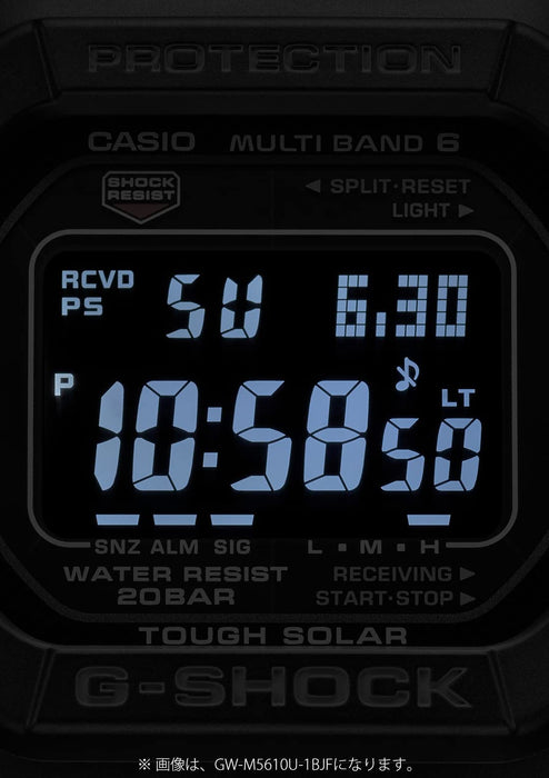 Casio G-Shock Men's Blue Radio Solar Watch with Super Illuminator GW-M5610U-2JF-Kiichin - The #1 Place for Japanese Goods in Your Hand!
