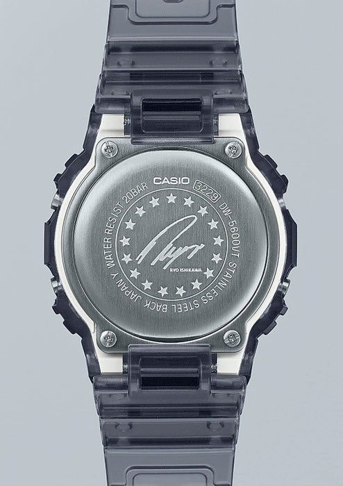 Casio G-Shock Men's Skeleton Black Watch DW-5600RI22-1JR Ryo Ishikawa Signature Model-Kiichin - The #1 Place for Japanese Goods in Your Hand!