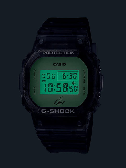 Casio G-Shock Men's Skeleton Black Watch DW-5600RI22-1JR Ryo Ishikawa Signature Model-Kiichin - The #1 Place for Japanese Goods in Your Hand!