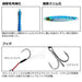 Daiwa Shore Jigging Samurai Jig R 40G Luminova-Kiichin - The #1 Place for Japanese Goods in Your Hand!