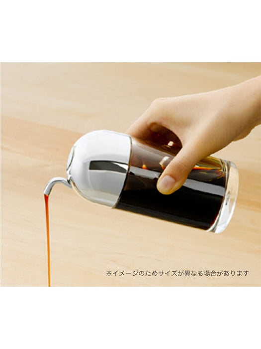 Daiwa Exio EX-3 Soy Sauce Dispenser Silver 140ml Anti-Drip Japan Made Large