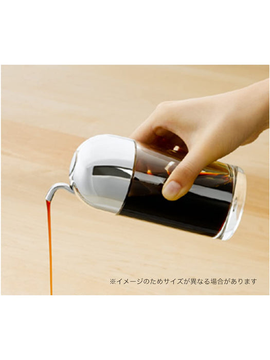 Daiwa Exio EX-6 Anti-Drip Soy Sauce Dispenser 210Ml Silver Japan Made