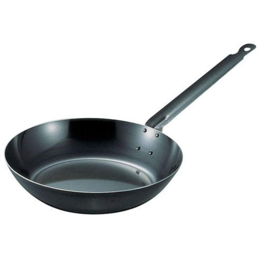 Endo Shoji 34Cm Black Iron IH Compatible Frying Pan Made in Japan-Kiichin - The #1 Place for Japanese Goods in Your Hand!