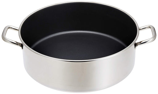 Endo Shoji Commercial 45cm Denji Alpha Pot Without Lid Stainless Steel Japan-Kiichin - The #1 Place for Japanese Goods in Your Hand!