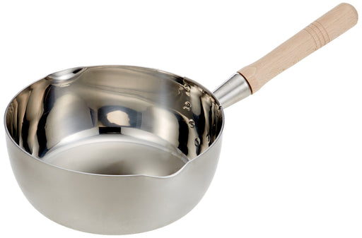 Endo Shoji 24Cm Stainless Steel Yukihira Pot for Induction Cookers Japan Made-Kiichin - The #1 Place for Japanese Goods in Your Hand!