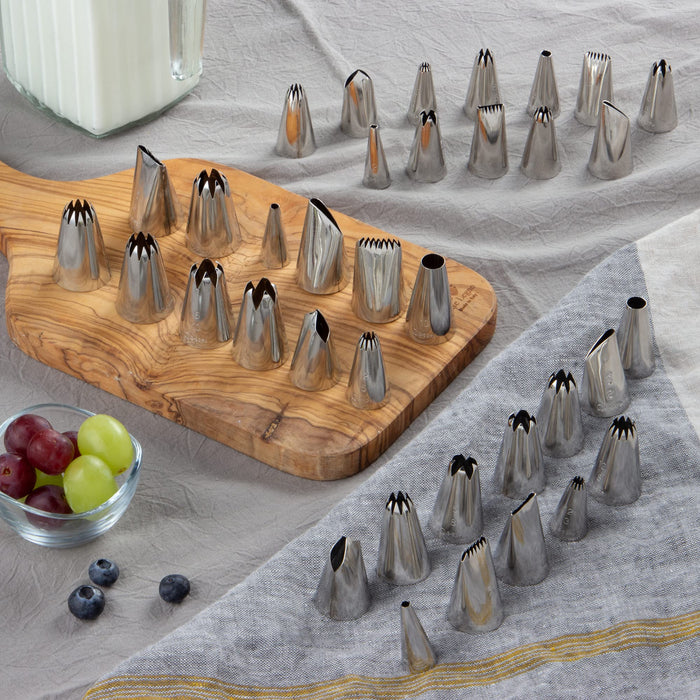 Endo Shoji Flower Nozzle Set 10 Pcs No. 2 Stainless Steel Made in Japan-Kiichin - The #1 Place for Japanese Goods in Your Hand!