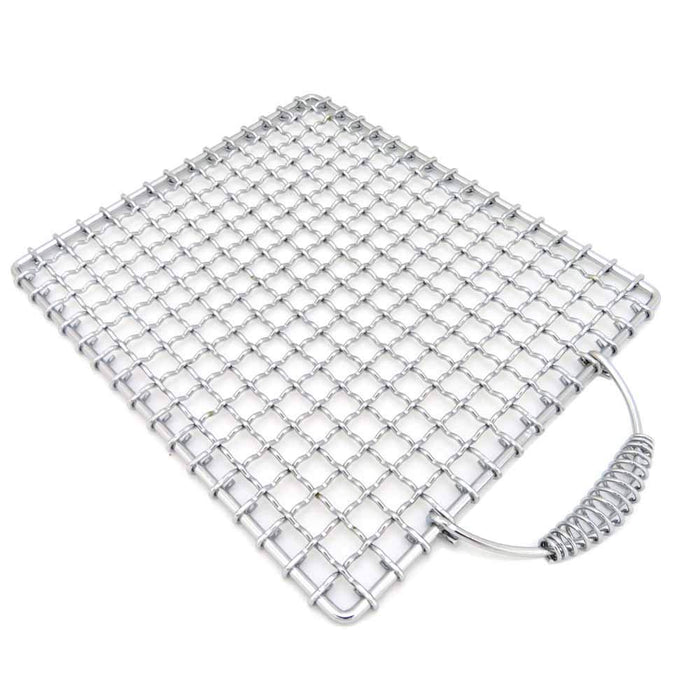 Endo Shoji Professional Grilling Net No. 27 with Spring Handle Japan Made-Kiichin - The #1 Place for Japanese Goods in Your Hand!