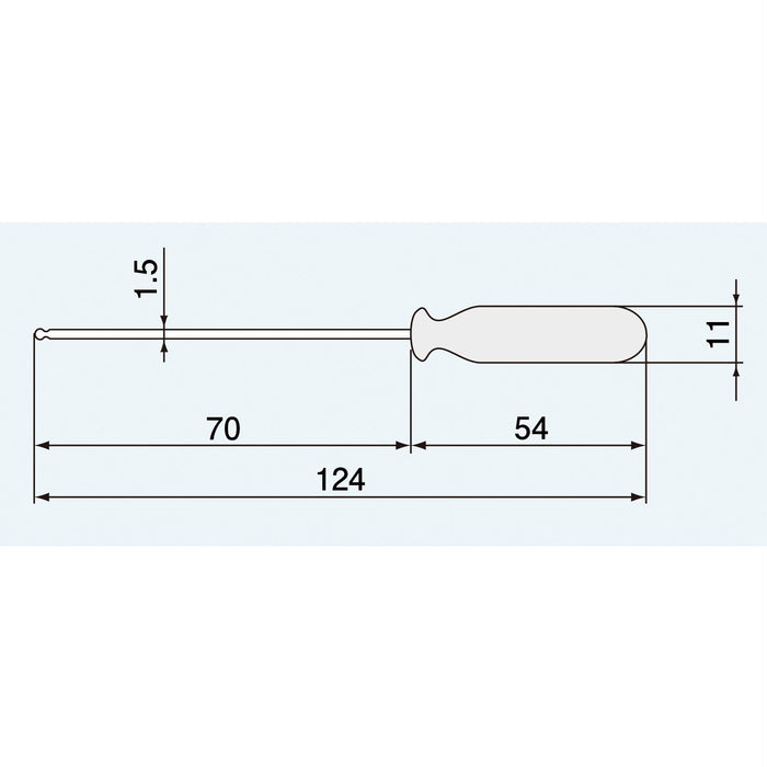 Engineer 1.5mm Db-15 Ball Driver with Opposite Side by Engineer Brand-Kiichin - The #1 Place for Japanese Goods in Your Hand!