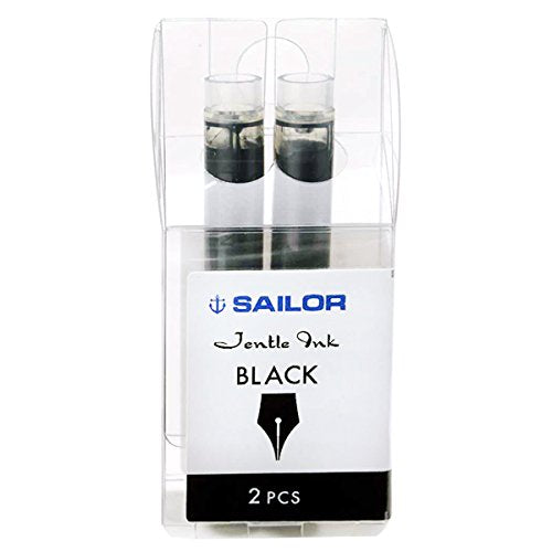 Sailor Fountain Pen with 2 Bottles Black Cartridge Ink - 5 Pieces X 2 Set 13-0105-120-Kiichin - The #1 Place for Japanese Goods in Your Hand!