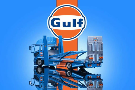 Gaincorp Products 1/64 Mitsubishi Fuso Truck Double Decker Gulf Decor Model-Kiichin - The #1 Place for Japanese Goods in Your Hand!