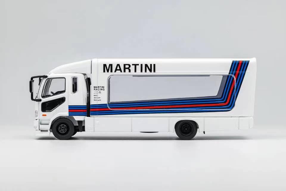 Gaincorp Products 1/64 Mitsubishi Fuso Truck Martini Edition Model-Kiichin - The #1 Place for Japanese Goods in Your Hand!