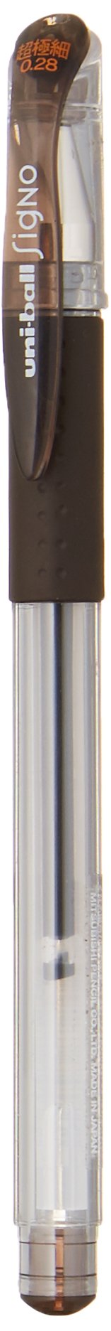 Mitsubishi Pencil Signo Ultra Fine 0.28Mm Gel Ink Ballpoint Pen in Brown Black-Kiichin - The #1 Place for Japanese Goods in Your Hand!
