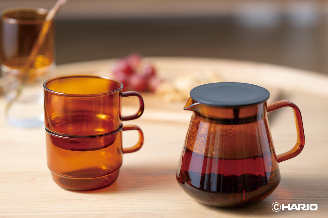 Hario Colors Tea and Coffee Server Camel Elegant Beverage Dispenser