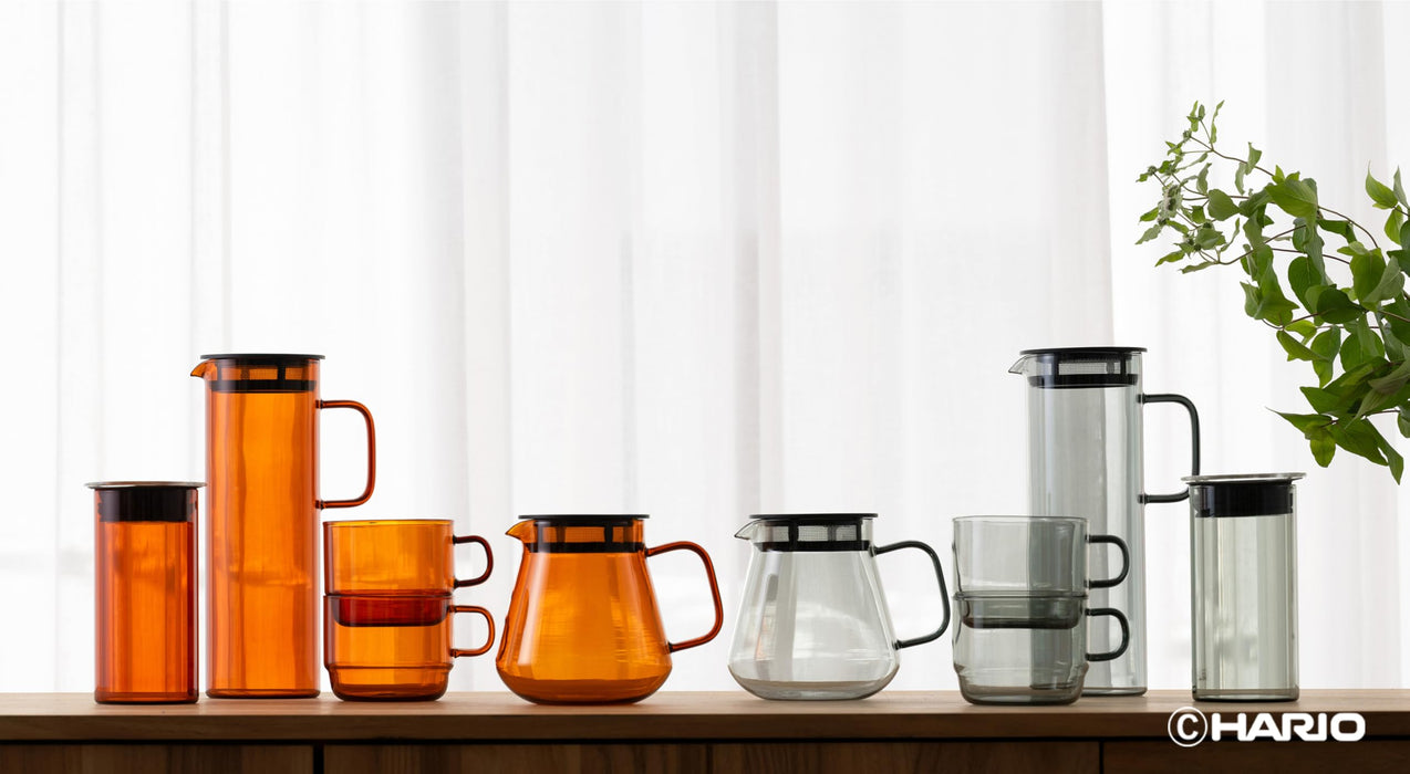Hario Colors Tea and Coffee Server Camel Elegant Beverage Dispenser