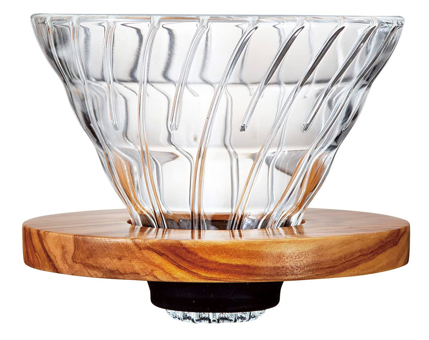 Hario V60 Dripper Olive Wood 02 VDGR-02-OV 1-4 Cups-Kiichin - The #1 Place for Japanese Goods in Your Hand!