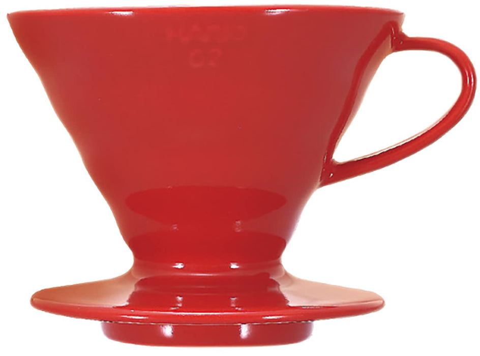 Hario V60 Ceramic Red Dripper 1-4 Cups VDCR-02-R Japan-Kiichin - The #1 Place for Japanese Goods in Your Hand!