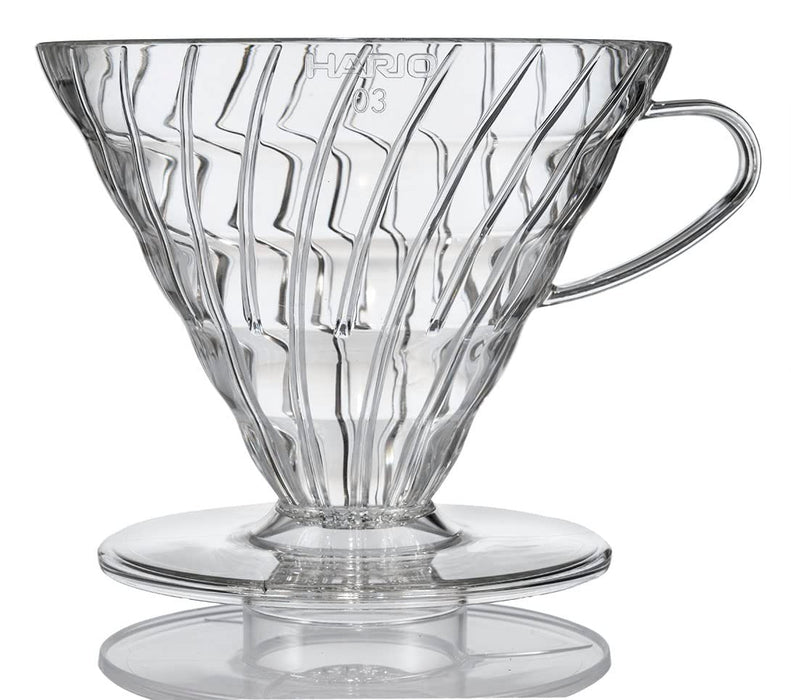 Hario V60 Transparent Dripper 03 Clear VDR-03-T 1-6 Cups Coffee Japan-Kiichin - The #1 Place for Japanese Goods in Your Hand!