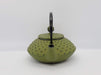 Iwachu Teapot 0.35L Flat Arare Wakakusa Enamel Interior Nambu Ironware-Kiichin - The #1 Place for Japanese Goods in Your Hand!