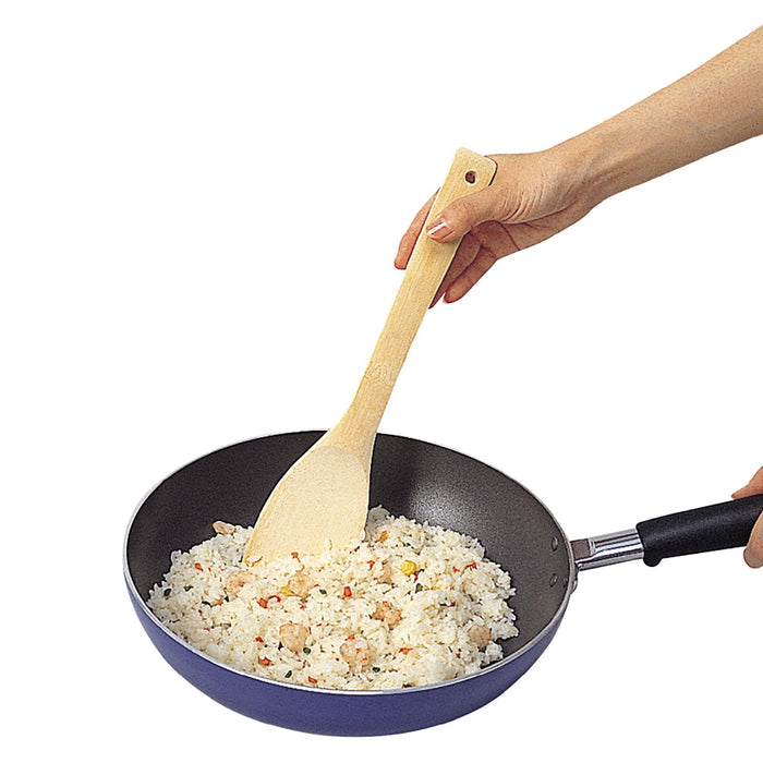 Kai Kitchen 30CM Bamboo Spatula for Stir-Frying Beige DH8102