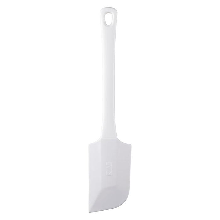 Kai Kitchen Hard Resin Spatula White Easy Mixing Made in Japan Dh8094