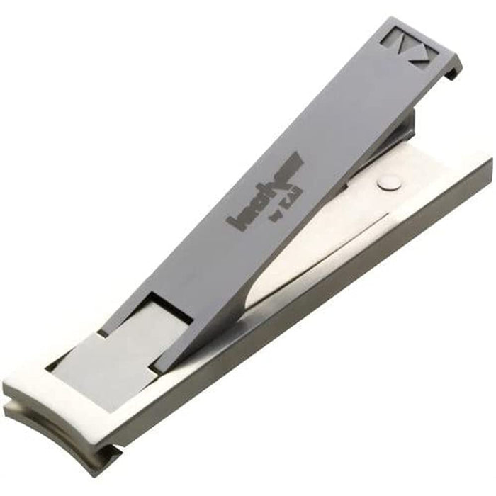 Kai Nail Clippers Leaf Type Curved Blade with Leather Case Made in Japan