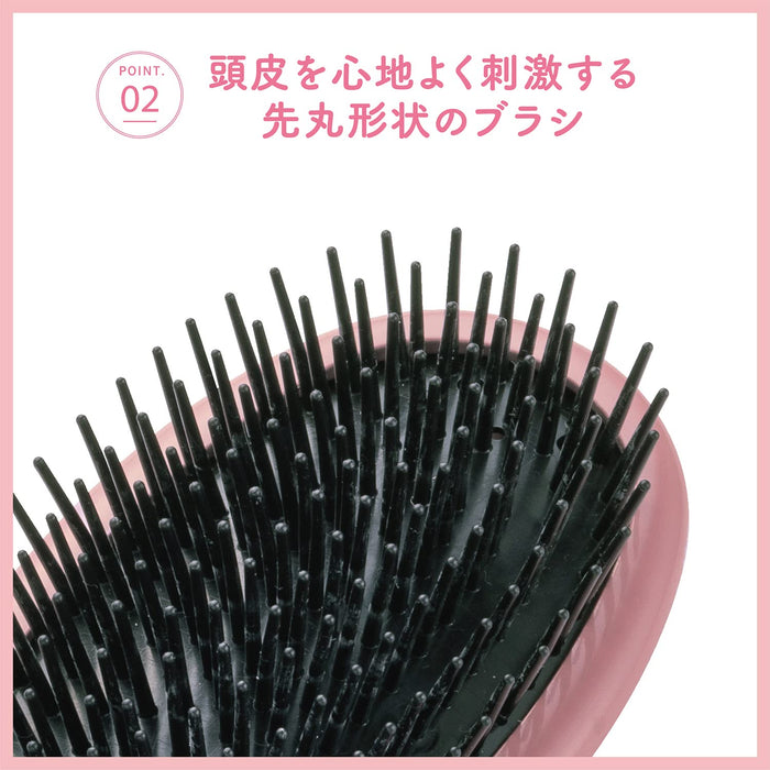 Kai Poly Hair Brush L with Negative Ions for Scalp Care and Styling
