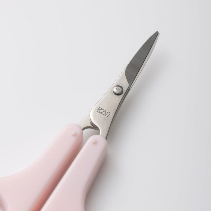 Kai Corporation Pink Slim Blade Scissors with Cap Thin Blade Design