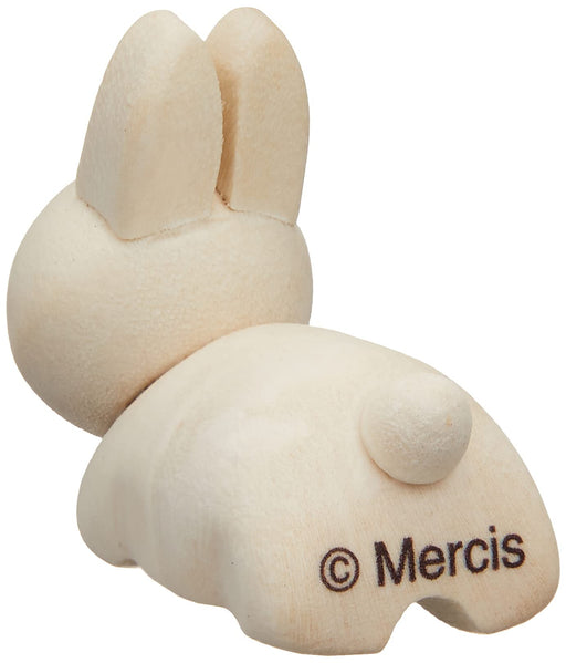 Kanesho Pottery White Rabbit Wooden Chopstick Rest 4cm Kanemasa Design-Kiichin - The #1 Place for Japanese Goods in Your Hand!