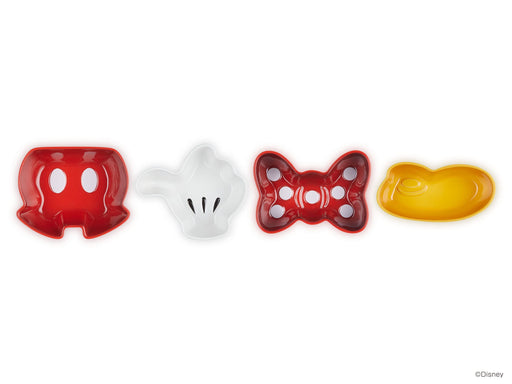 Le Creuset Disney Mickey Minnie Mini Dish Set 4pc Oven Safe Japan Import-Kiichin - The #1 Place for Japanese Goods in Your Hand!