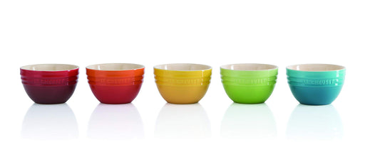 Le Creuset Stoneware Rice Bowl Set 300ml Rainbow Heat and Cold Resistant-Kiichin - The #1 Place for Japanese Goods in Your Hand!