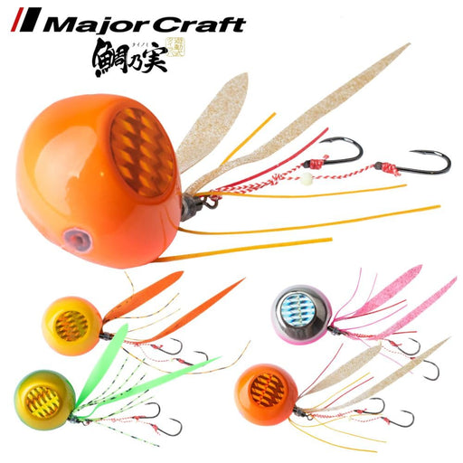 Major Craft Metal Jig Tai 130G Gold Orange Chisel TM-130 #5-Kiichin - The #1 Place for Japanese Goods in Your Hand!