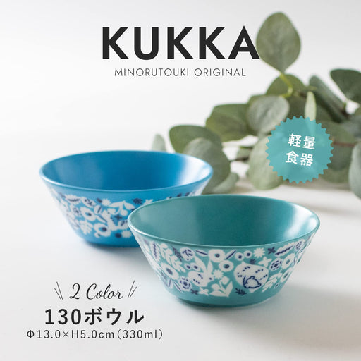 Minoru Pottery Kukka Mint Green Small Bowl Lightweight 13cm Diameter-Kiichin - The #1 Place for Japanese Goods in Your Hand!