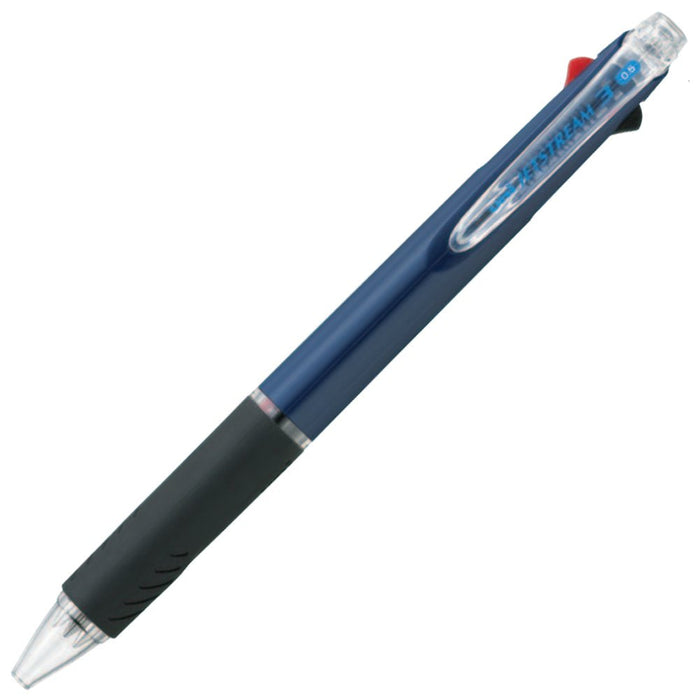 Mitsubishi Pencil 3-Color Jet Stream Ballpoint Pen 0.5mm Easy Write Navy-Kiichin - The #1 Place for Japanese Goods in Your Hand!