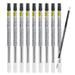 Mitsubishi Pencil Ballpoint Pen Refills Style Fit 0.38 Black Pack of 10-Kiichin - The #1 Place for Japanese Goods in Your Hand!